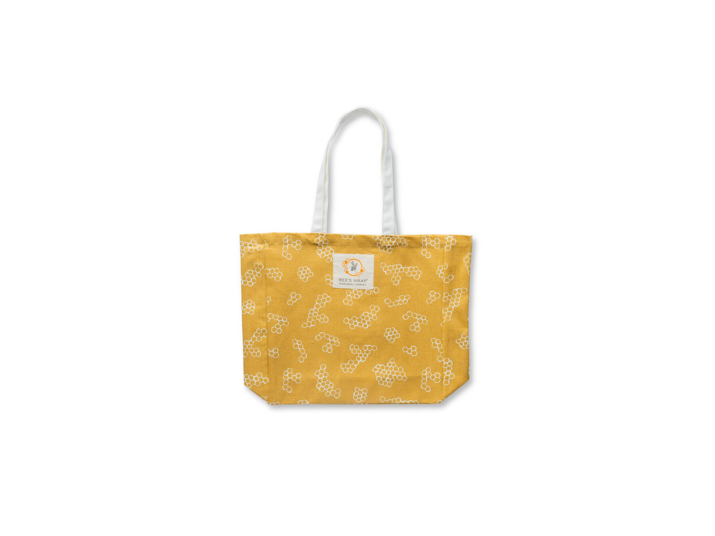 Bee's Wrap - Bees Wrap Reusable Market Tote - Organic Cotton Shopping Bag