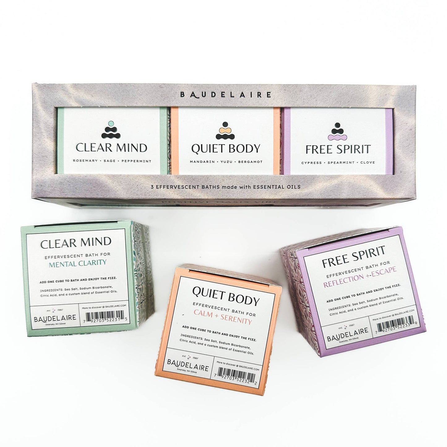 Baudelaire - MIND • BODY • SPIRIT – Bath Bomb Gift Set