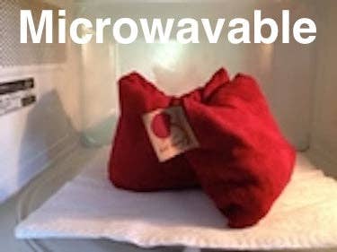 Hot Cherry Pillows - Neck Wrap in Red Denim