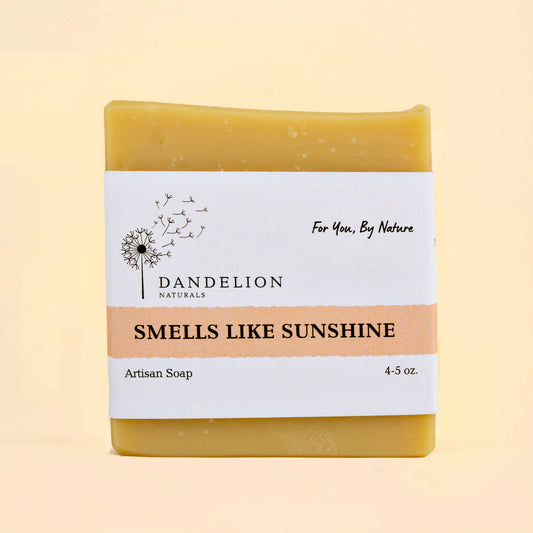Dandelion Naturals - Smells Like Sunshine Bar Soap | Grapefruit Orange Lemon Soap