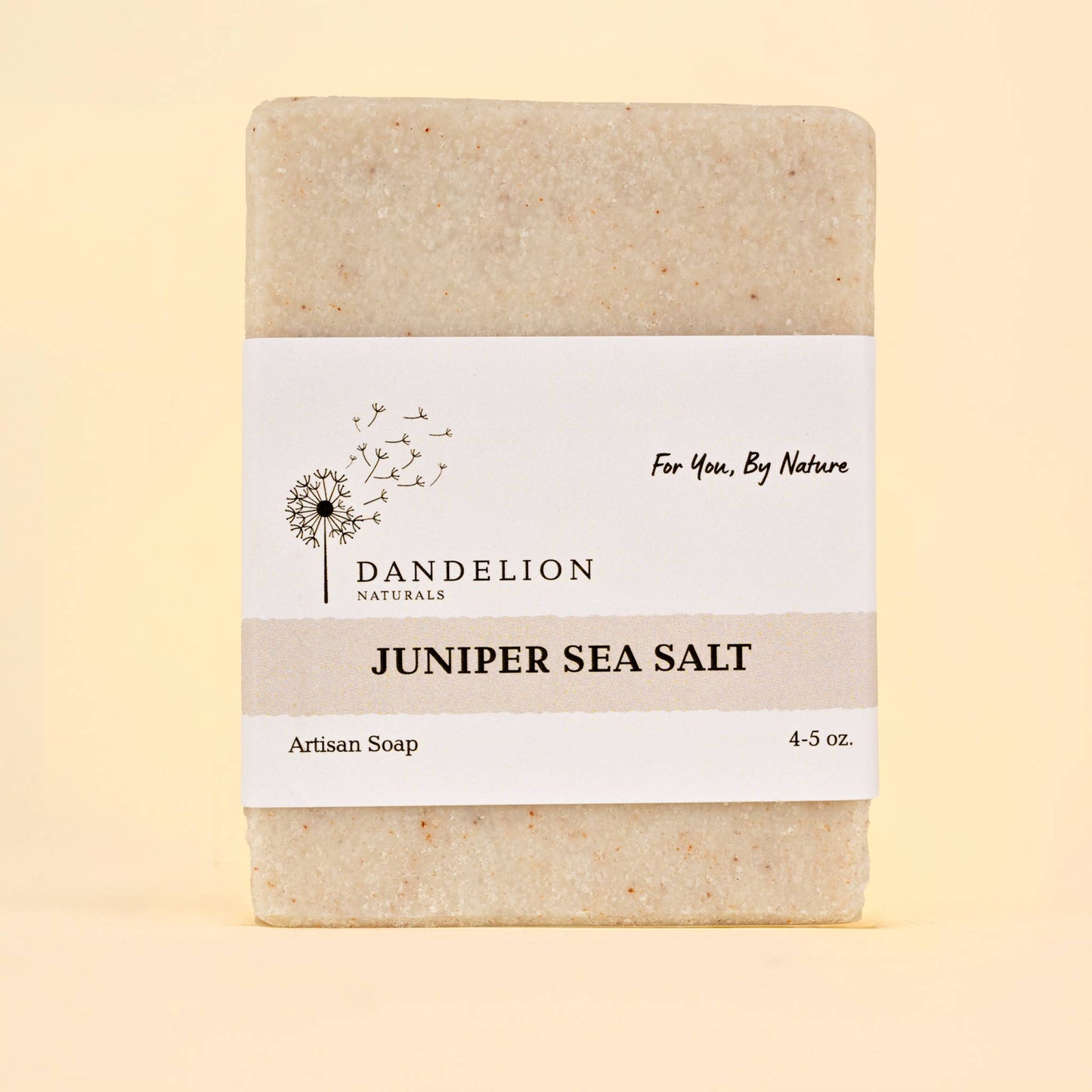 Dandelion Naturals - Juniper Sea Salt Bar Soap | Exfoliating Soap Bar