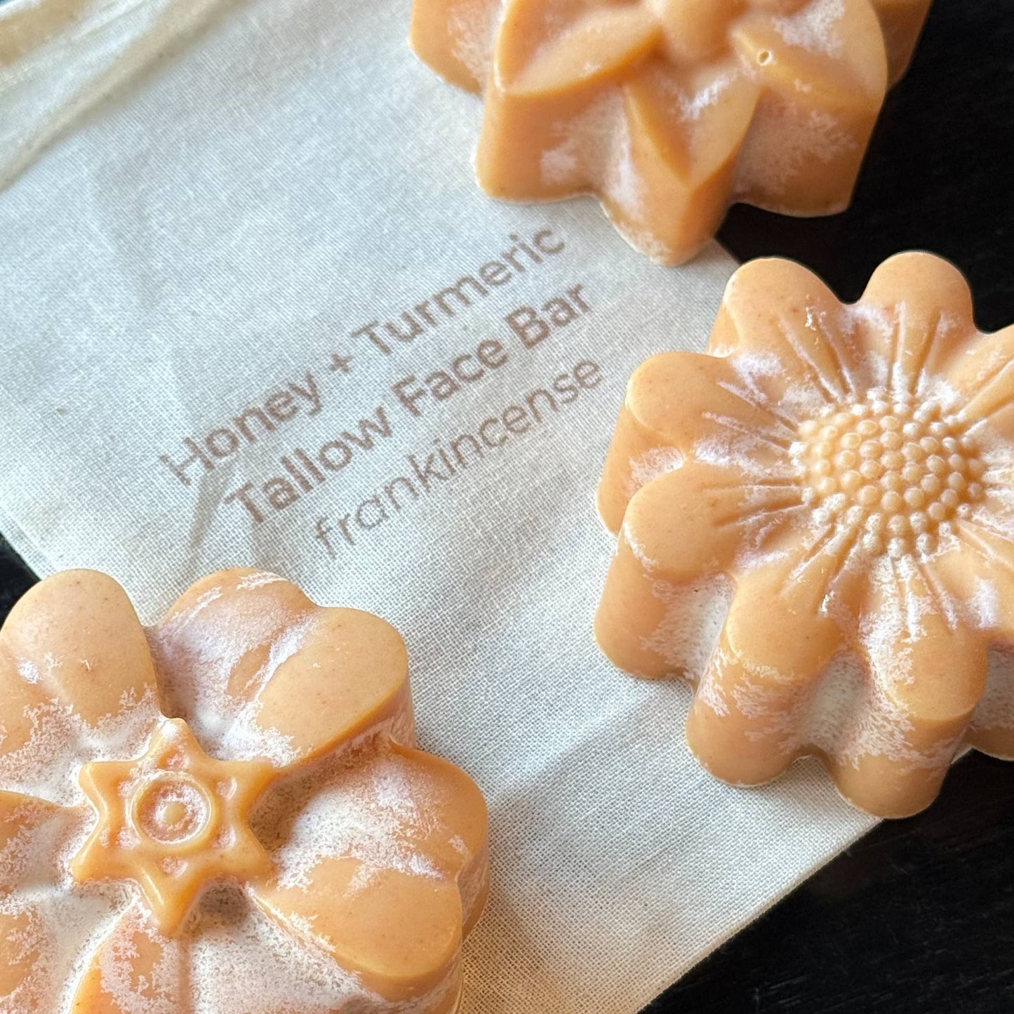 Dandelion Naturals - Honey Turmeric Tallow Face Bar Soap & Frankincense Face Wash