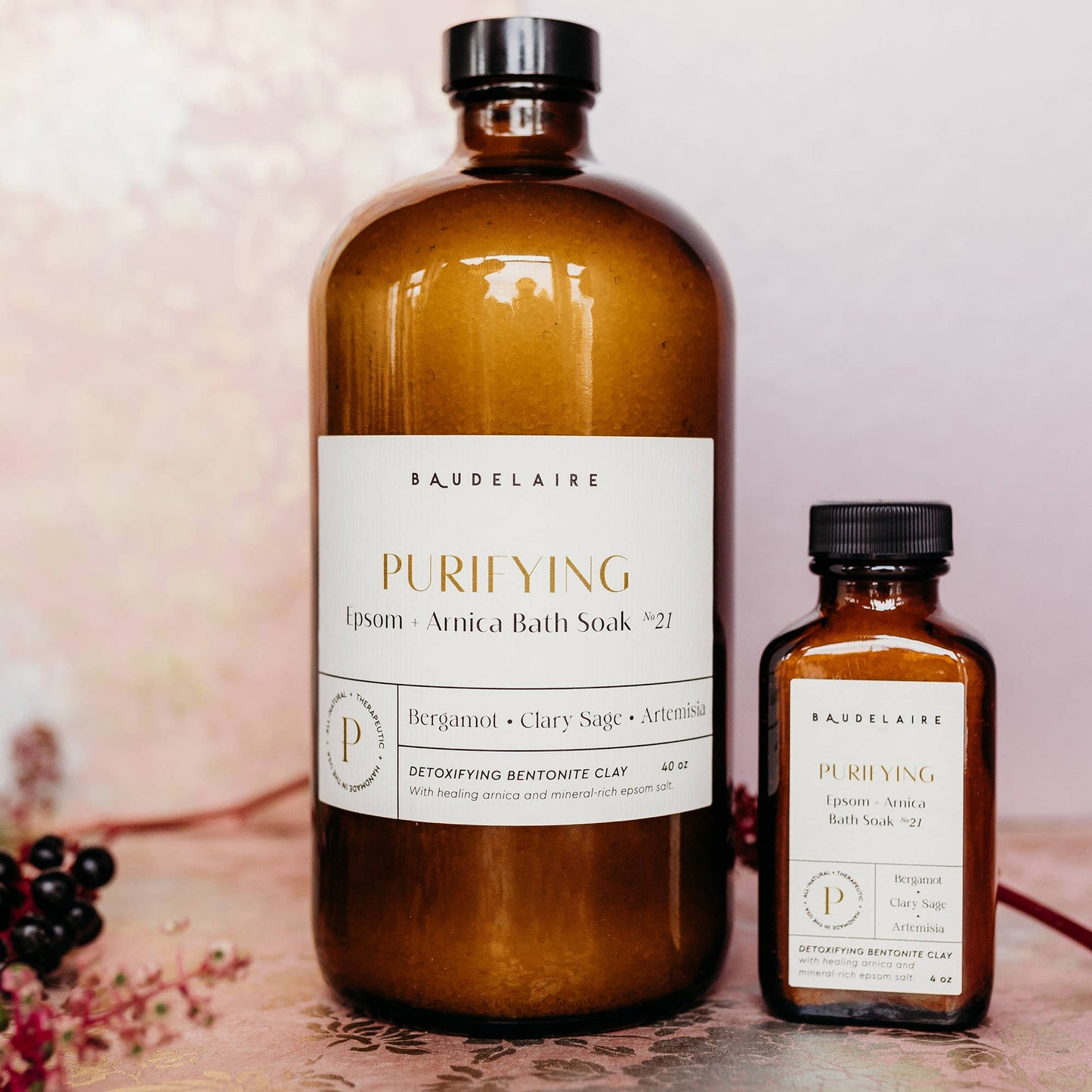 Baudelaire - PURIFY – Epsom + Arnica Soak 40oz