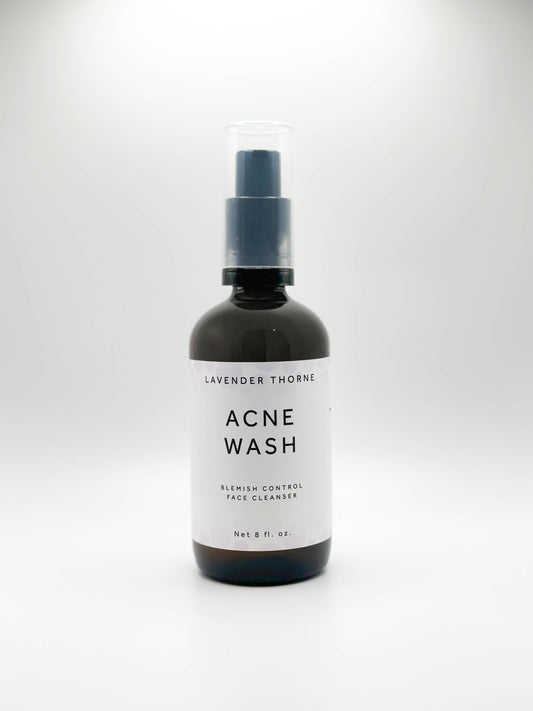 Lavender Thorne - Acne Wash Natural Facial Cleanser, Pore Unclogging