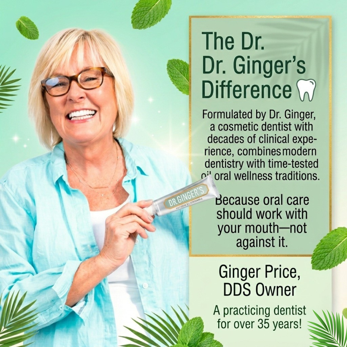 Dr. Gingers - Coconut Oil Toothpaste with White Charcoal | Teeth Whitening