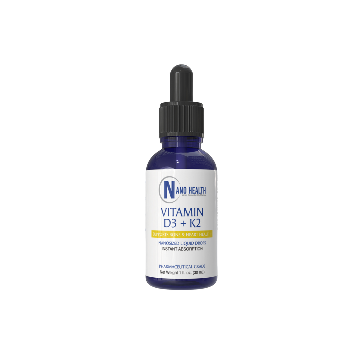 Nanoceutical Solutions - Nano Vitamin D3 + K2