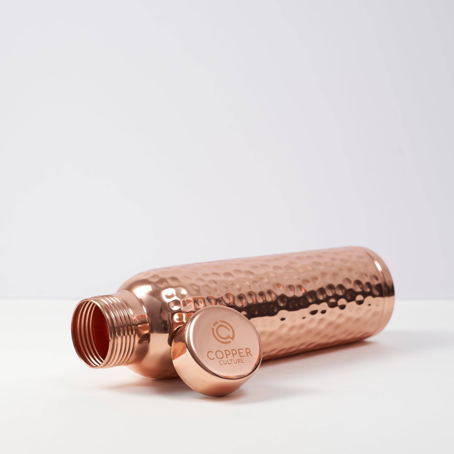 CopperCulture - Hammered Pure Copper Water Bottle 950ml