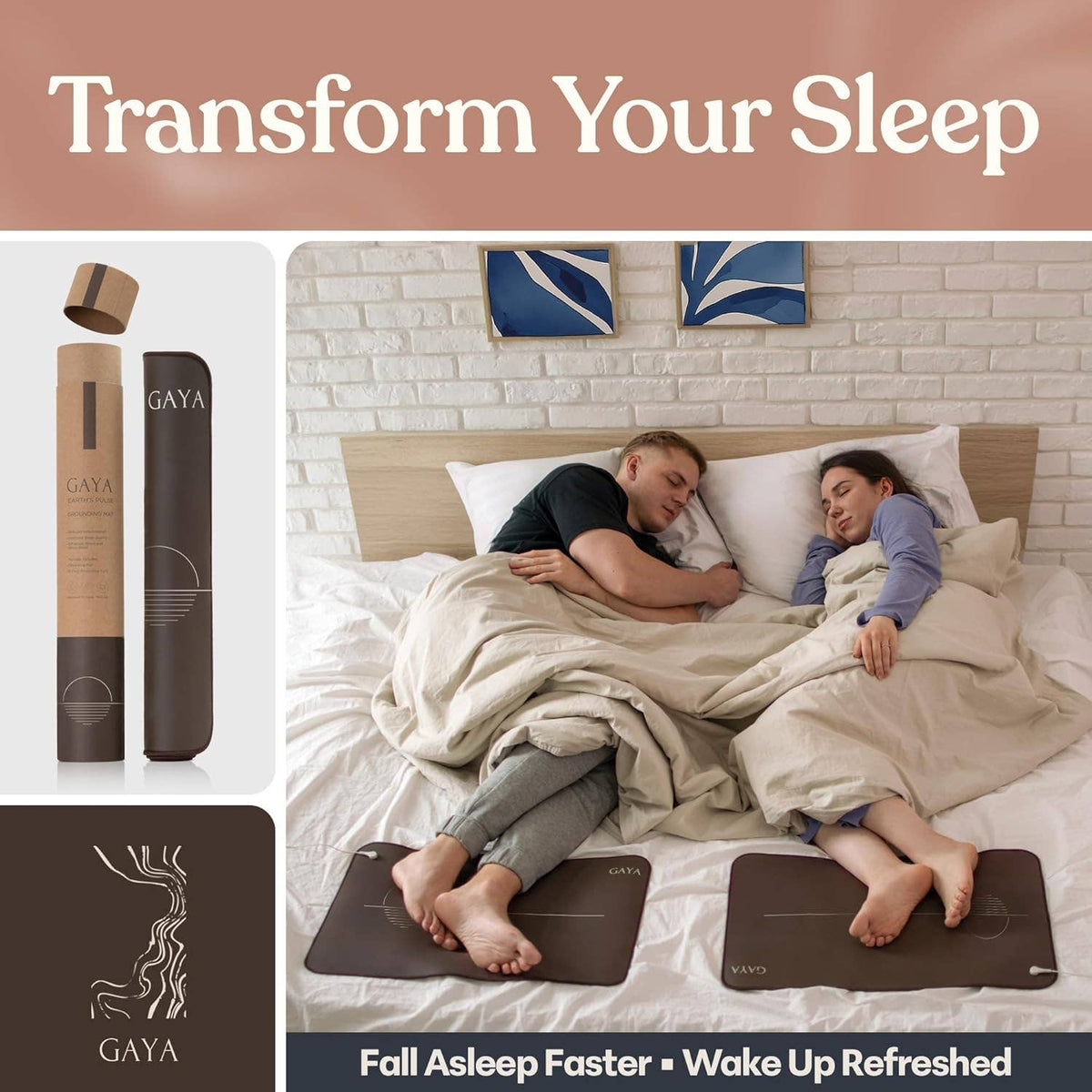 GAYA - Grounding Mat - Improve Sleep & Reduce inflammation, Sun