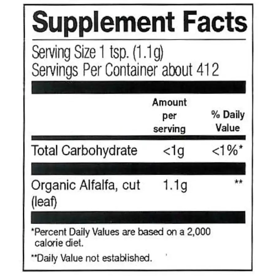 Frontier Co-op Alfalfa Leaf, Cut & Sifted, Organic