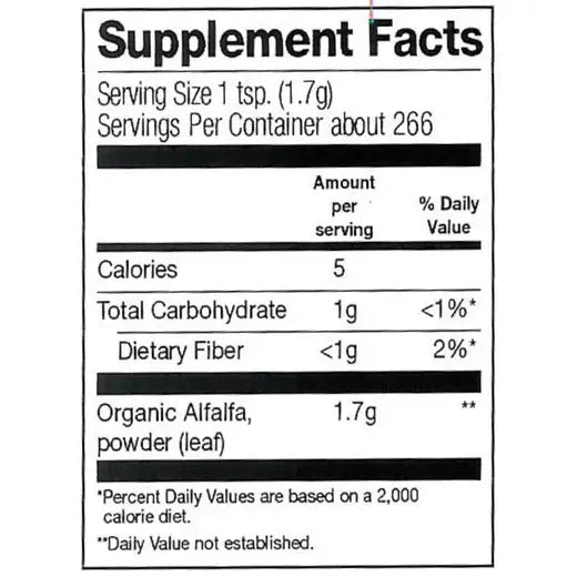 Frontier Co-op Alfalfa Leaf Powder, Organic