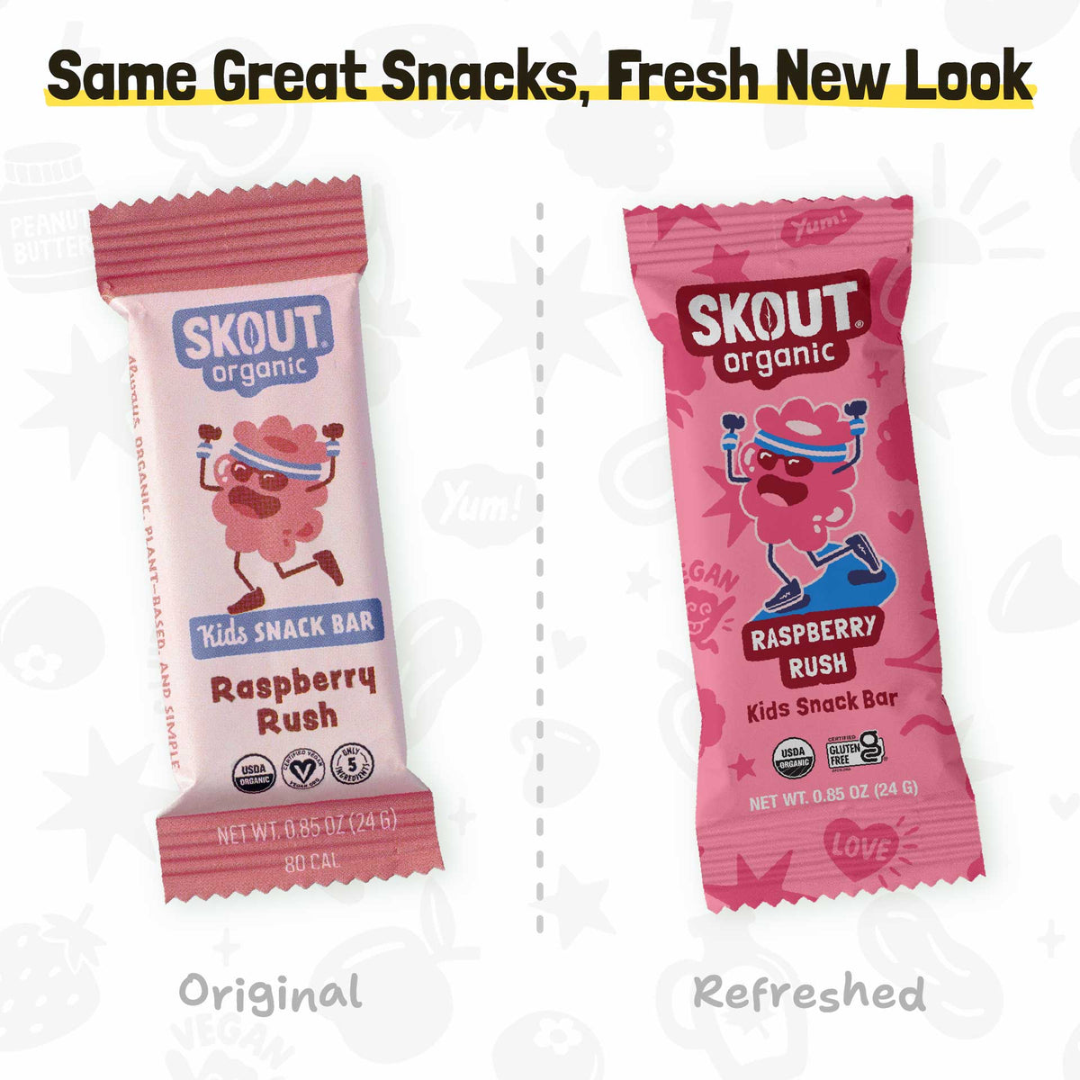 Skout Organic - Skout Organic Raspberry Rush Kids Snack Bar | Nut-Free