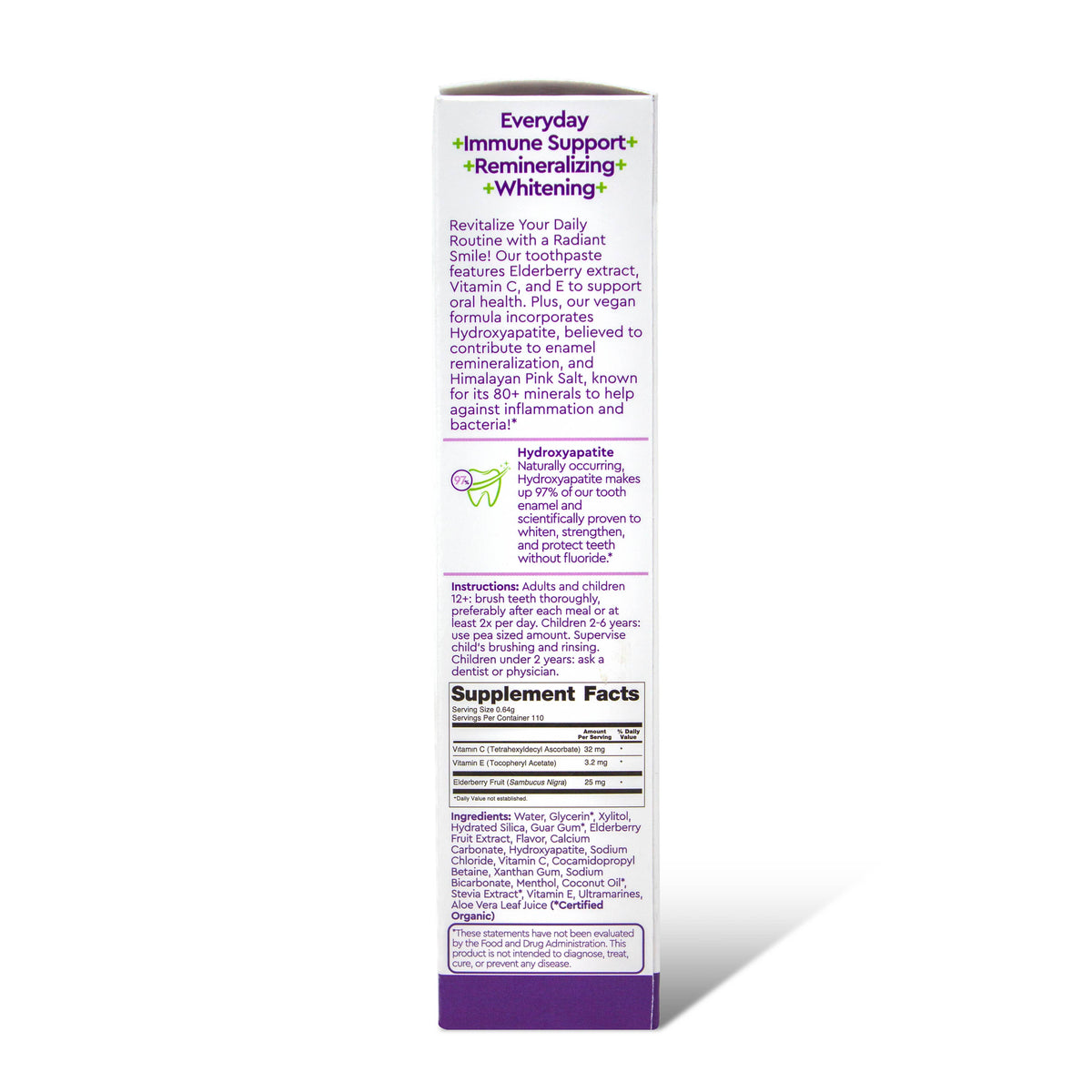 RADIUS - IMMUNI-MINTY Immune Support Toothpaste, Elderberry Mint