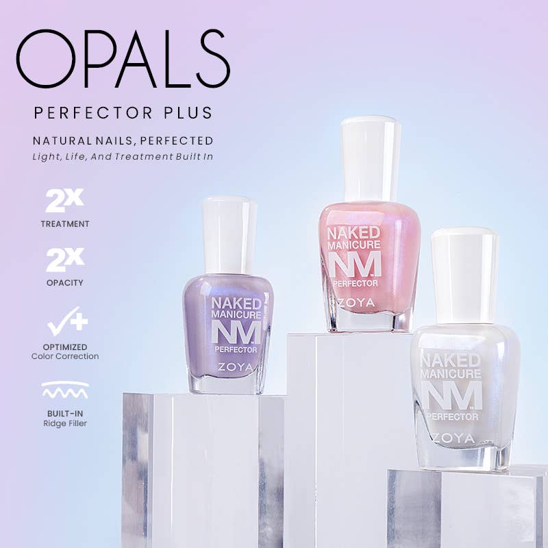 Zoya, Qtica, Smart Spa - Zoya Nail Polish NM Opal Pink Perfector Plus 0.5oz