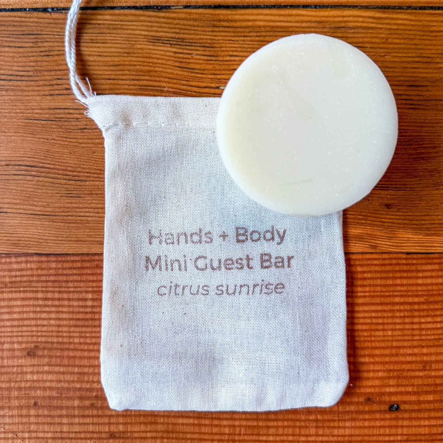 Dandelion Naturals - Hands + Body Mini Guest Bar Soap – citrus sunrise