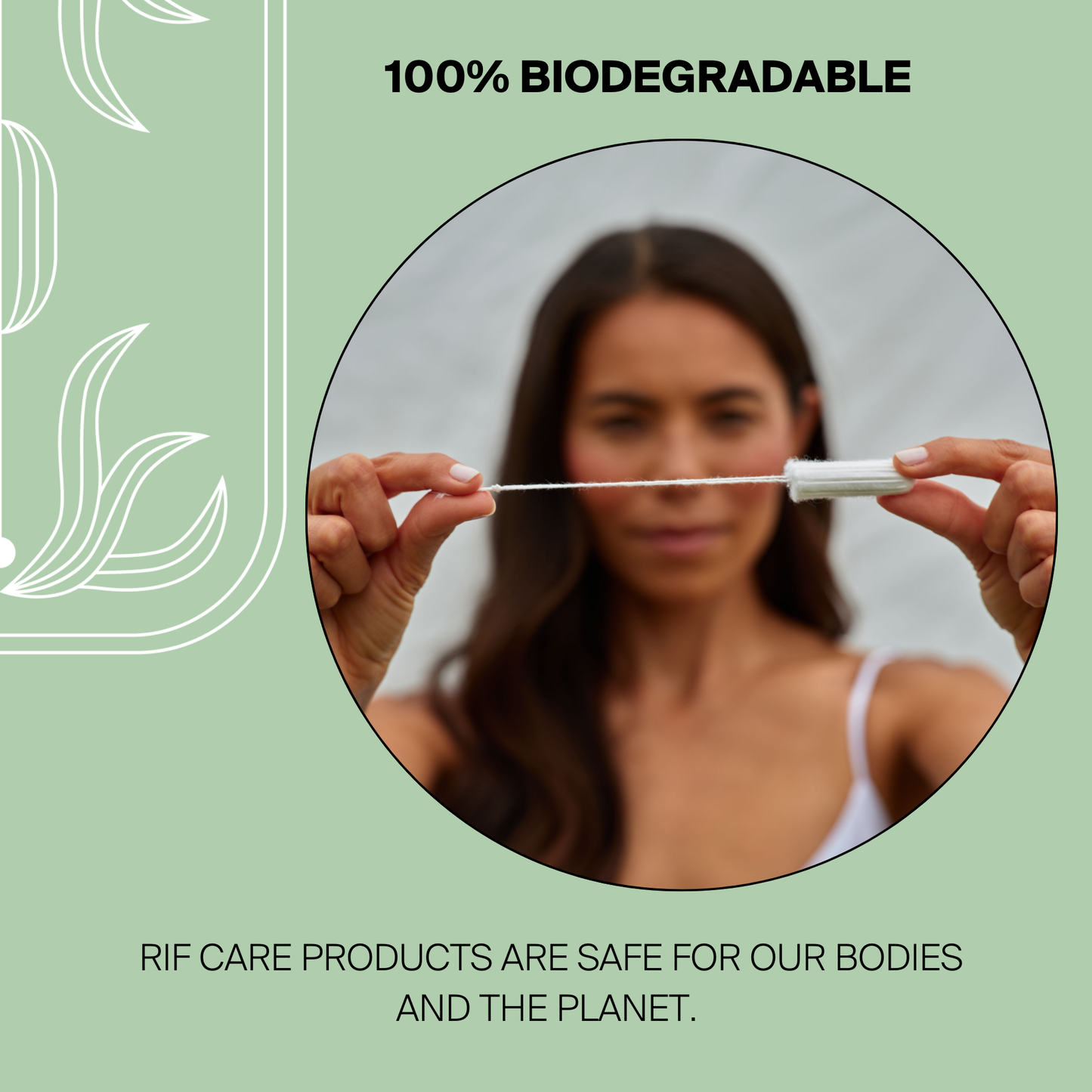 Rif Care - Super Absorbency Organic Non-Applicator Tampons (18 ct)