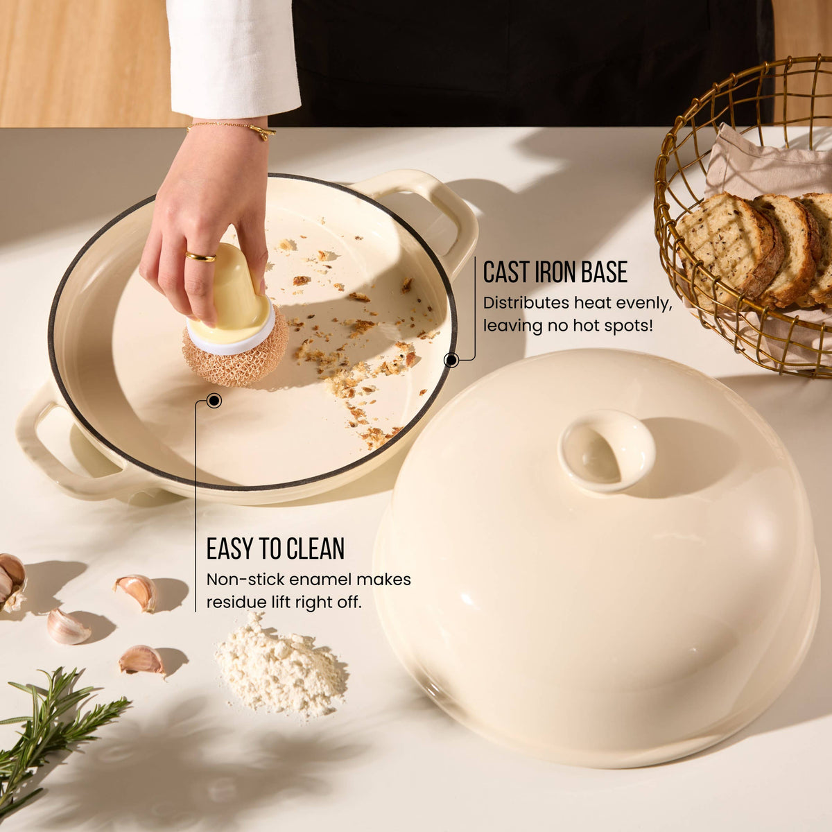 Kook - Kook Enameled Cast Iron Bread Oven
