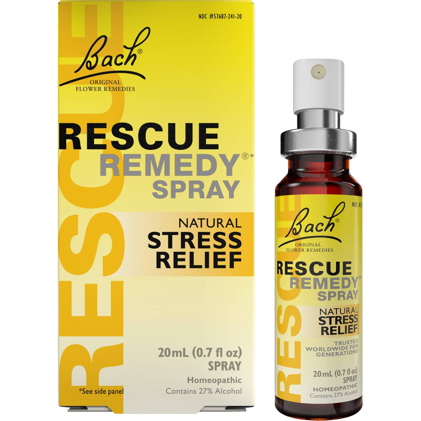 RESCUE & Bach Original Flower Remedies - Bach Rescue Remedy Natural Stress Relief Spray