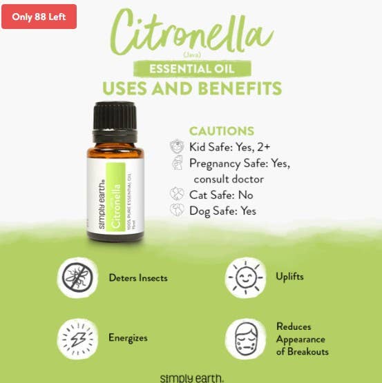 Simply Earth - Citronella Essential Oil