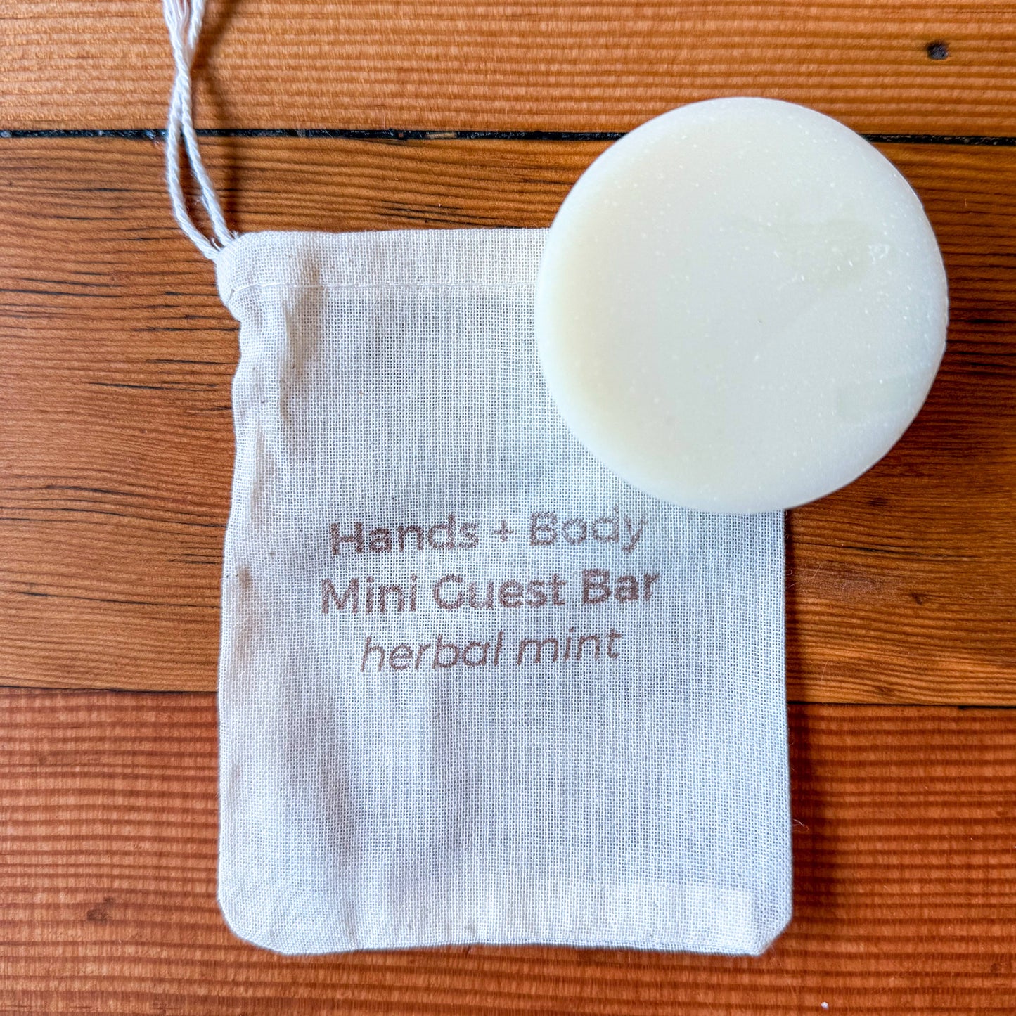 Dandelion Naturals - Hands + Body Mini Guest Bar Soap – herbal mint