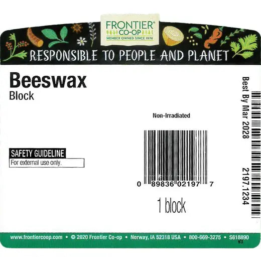 Frontier Co-op Beeswax Block