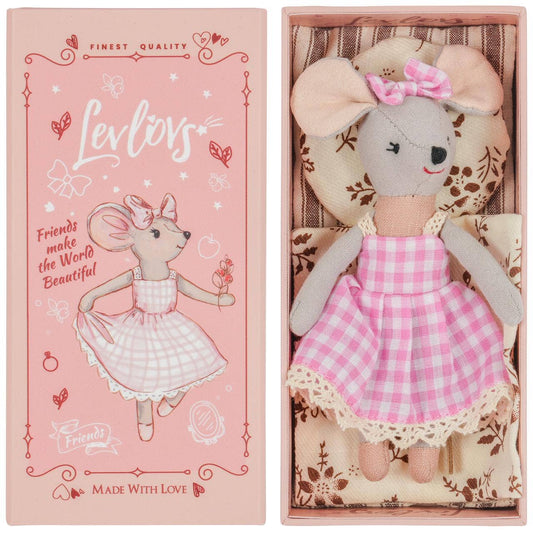 LEVLOVS - Levlovs Mouse Lulu in a Box with the Bedding Summer Gift