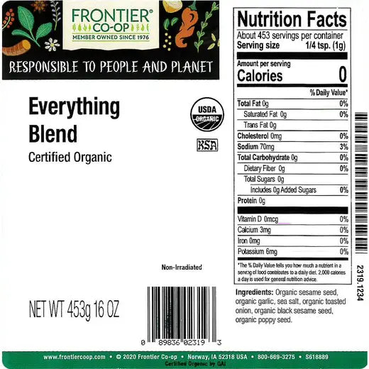 Frontier Co-op Everything Blend, Organic