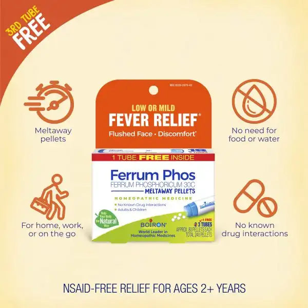 Ferrum Phosphoricum 30C Multi-Pack