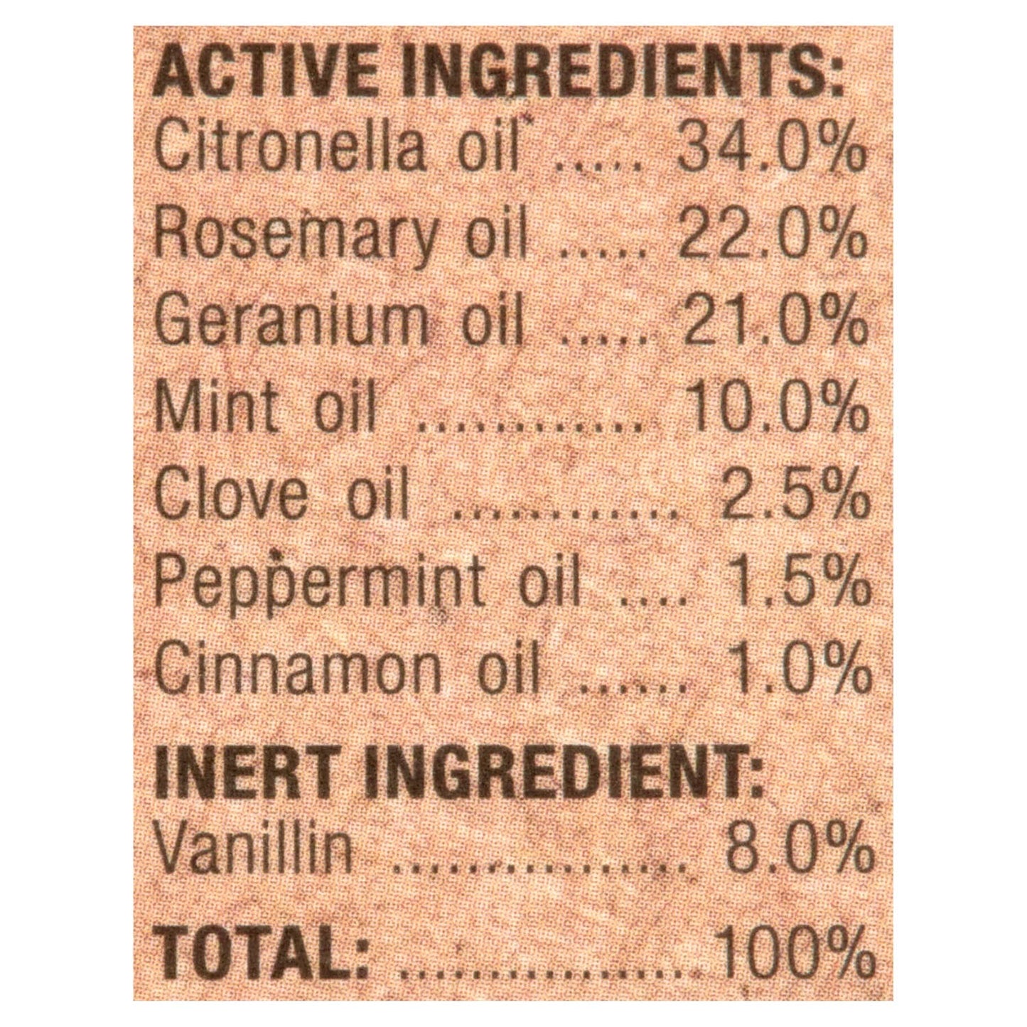 Natural Mosquito Repellent Refills - Made in France