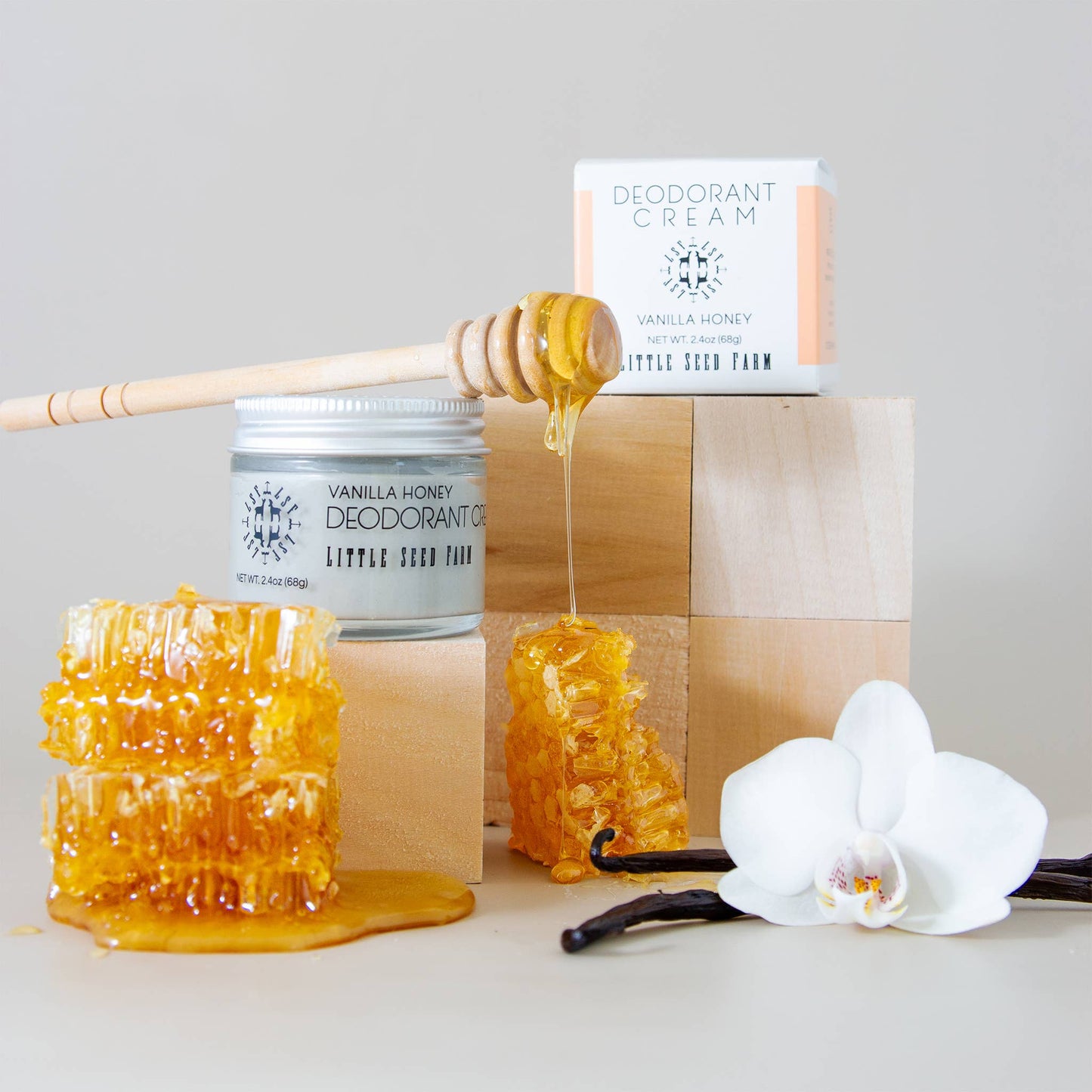 Little Seed Farm - Vanilla Honey Deodorant Cream - Spring Seasonal