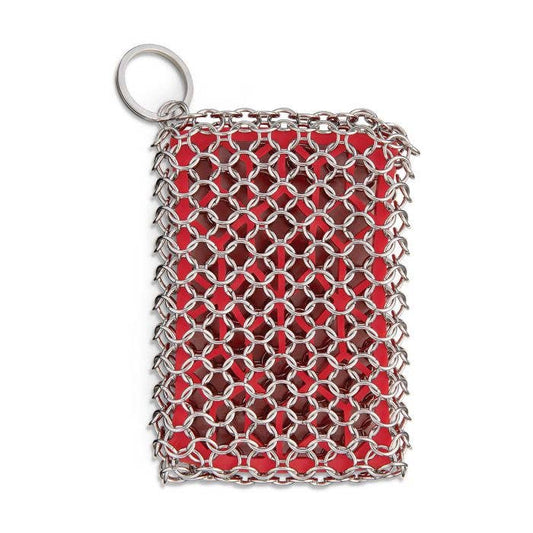 HIC - Harold Import Co. - Chainmail Cast Iron Scrubber with Silicone Core