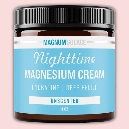 Magnum Solace - Nighttime Magnesium Cream: Unscented