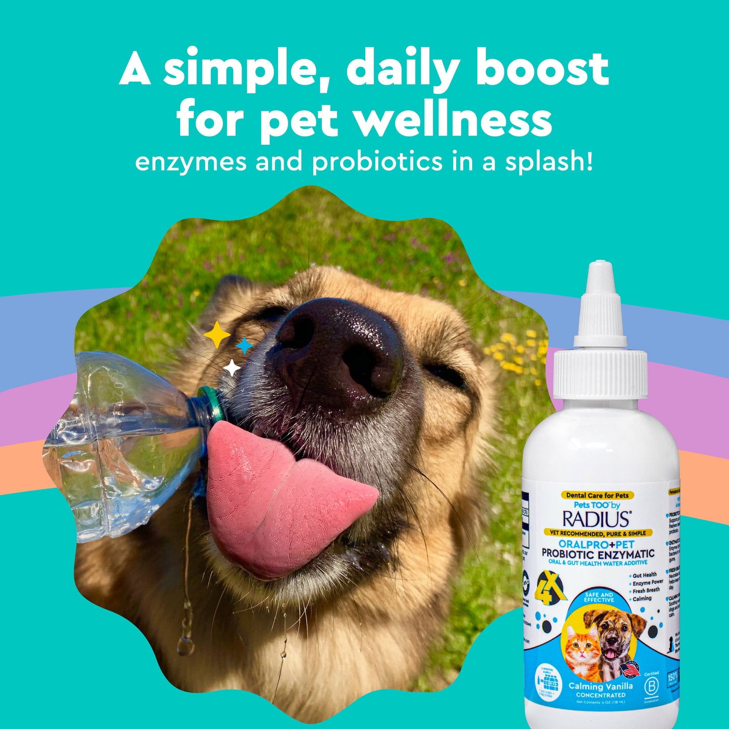 RADIUS - OralPro+ Pet Probiotic Enzymatic Water Additive