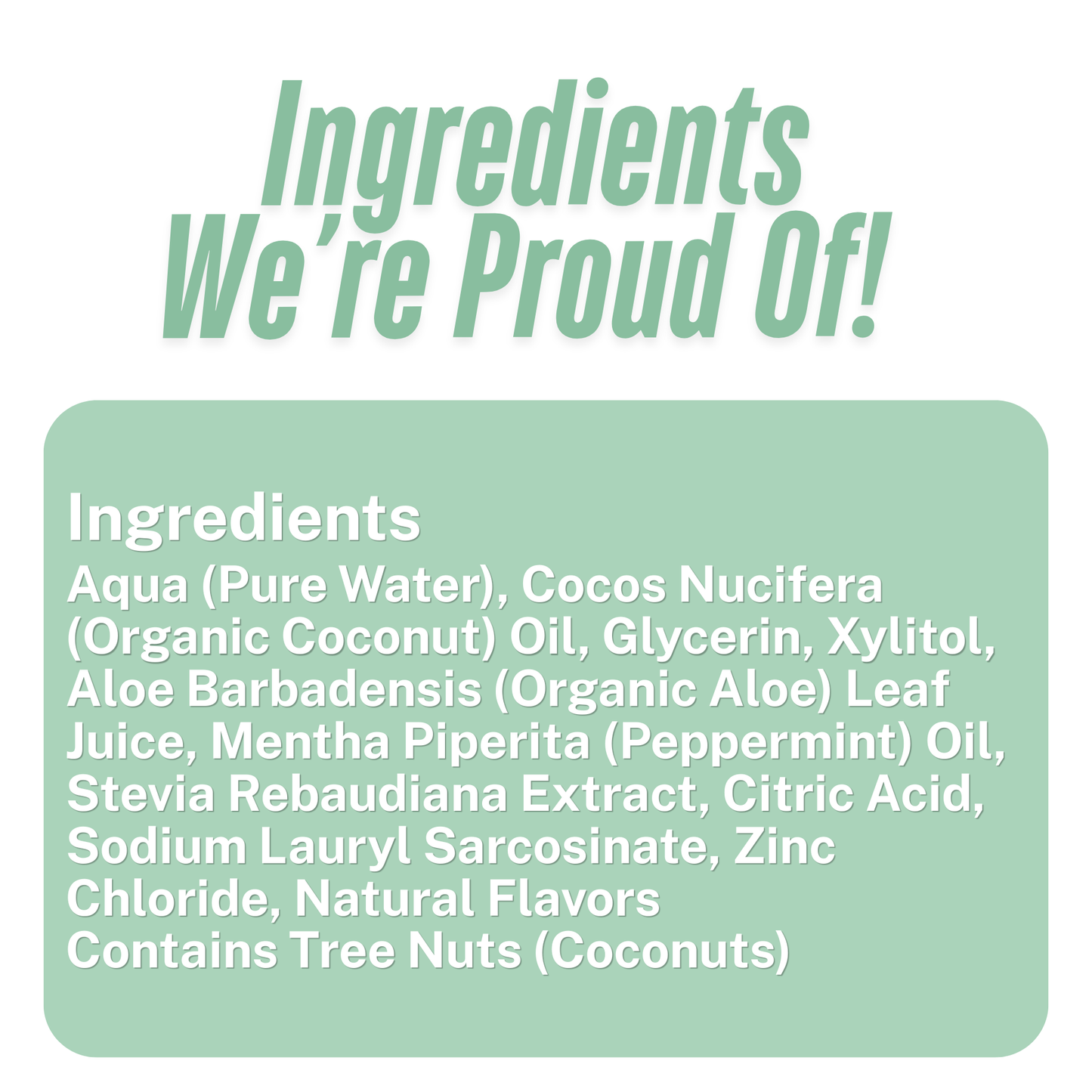 Dr. Gingers - Coconut Oil Mouthwash | Fluoride-Free Oil Pulling Mouthwash