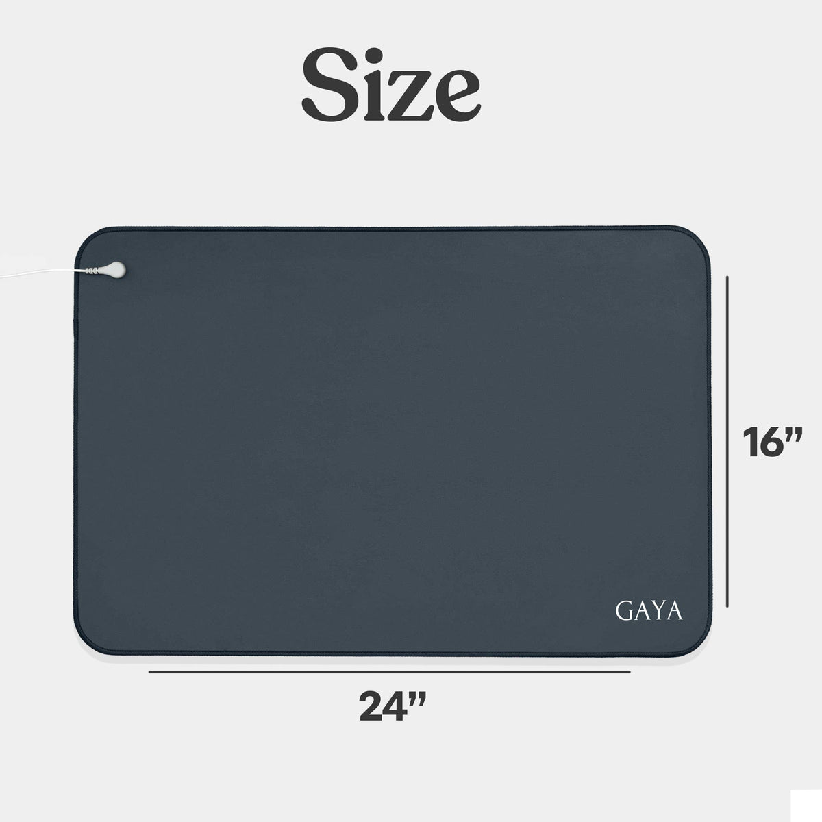 GAYA - Grounding Mat - Improve Sleep & Reduce inflammation, Blue