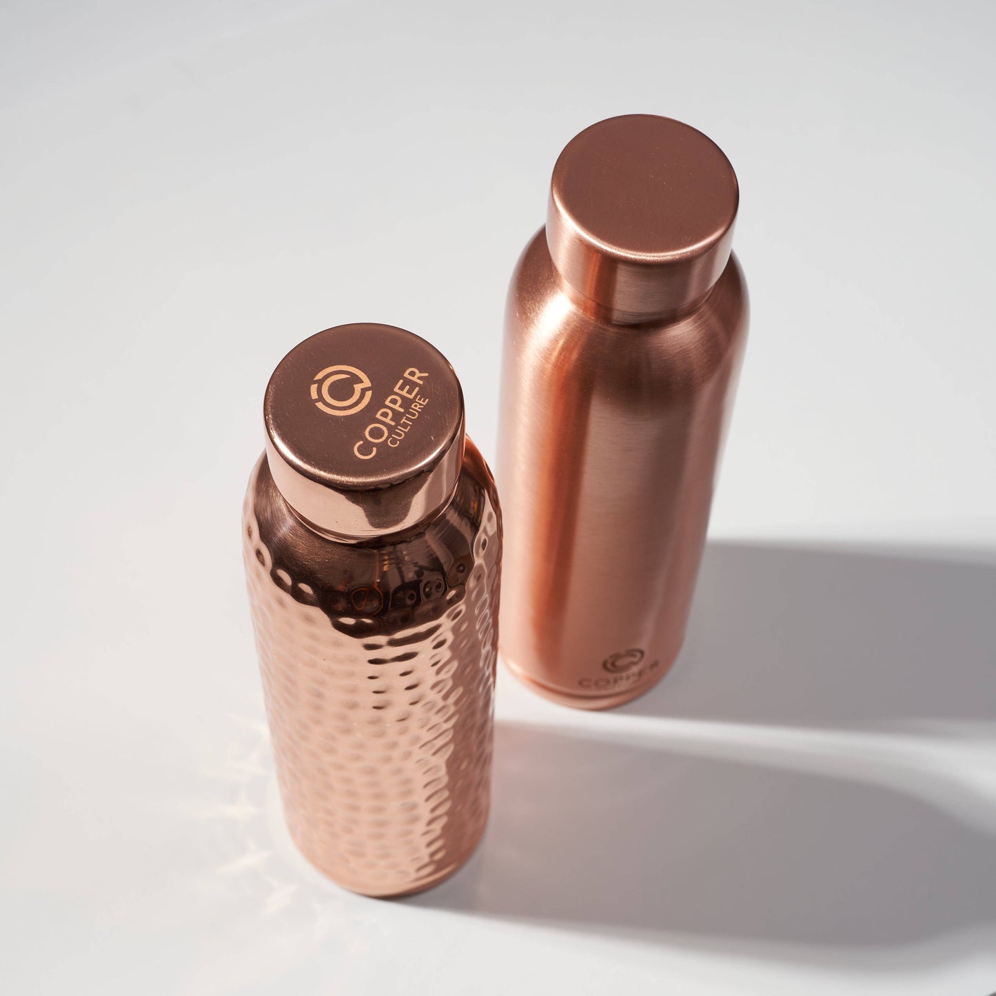 CopperCulture - Hammered Pure Copper Water Bottle 950ml