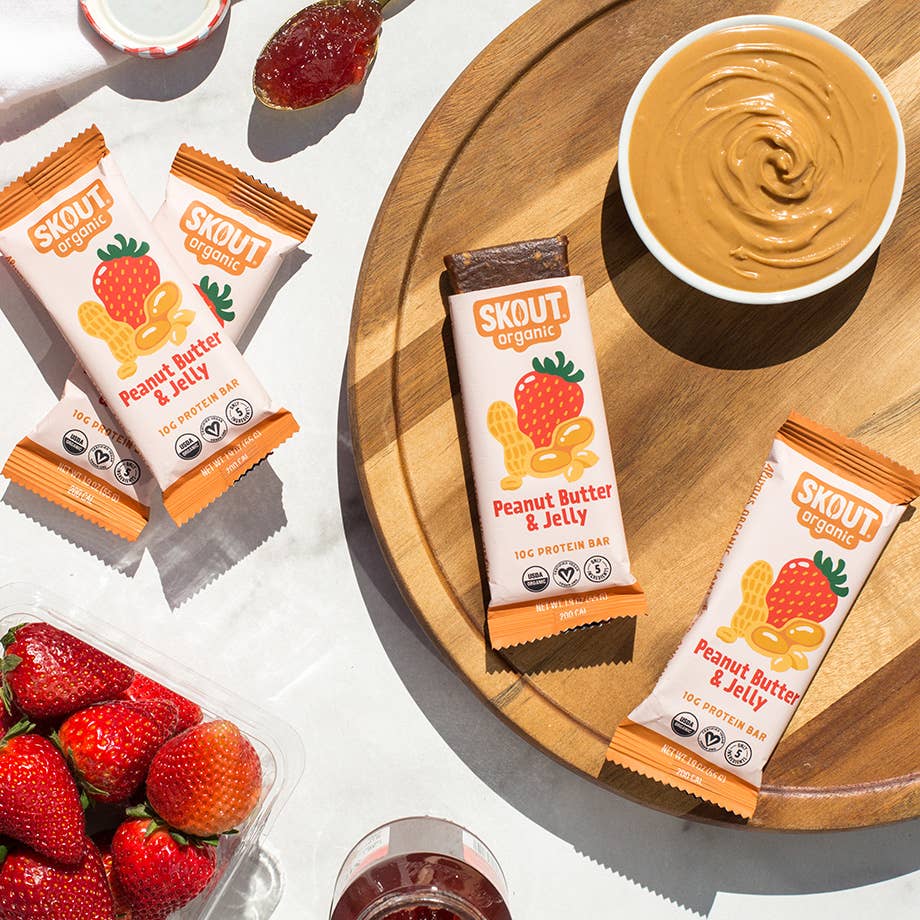 Skout Organic - Skout Organic Peanut Butter & Jelly Protein Bar | Vegan