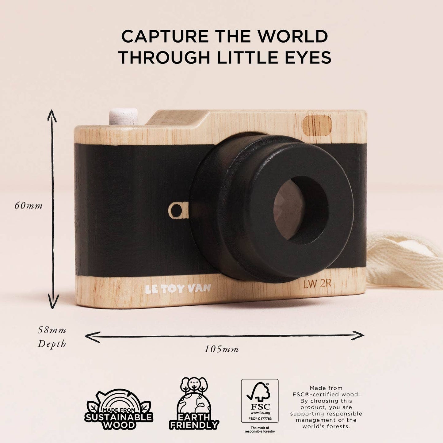 Le Toy Van, Inc. - Wooden Retro Camera