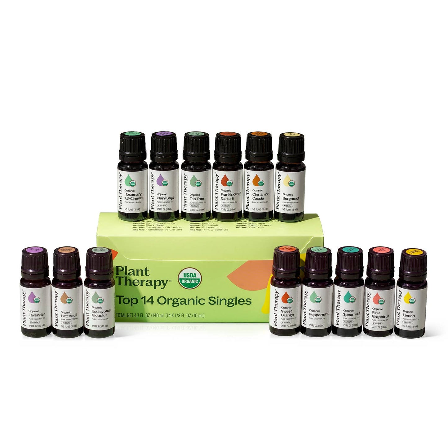 Plant Therapy - Top 14 Organic Essential Oils Singles Set