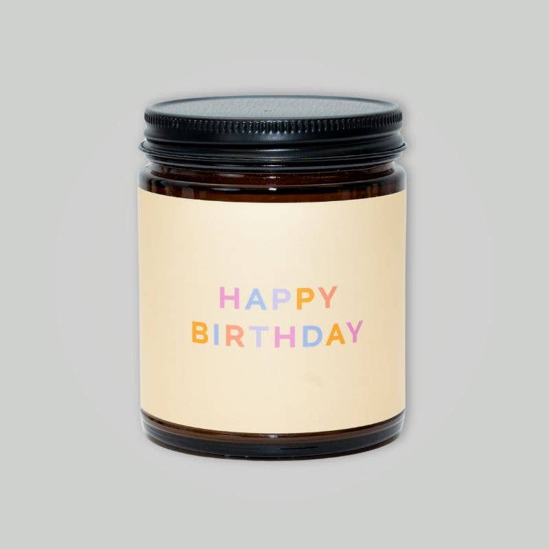 Fontana Candle Co. - Happy Birthday Beeswax & Essential Oil Celebrate Jar Candle