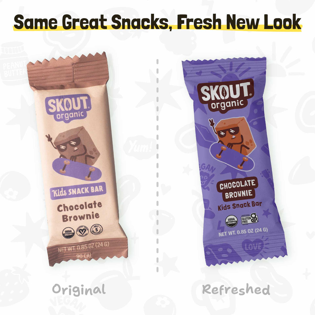 Skout Organic - Skout Organic Chocolate Brownie Kids Snack Bar | Plant-Based