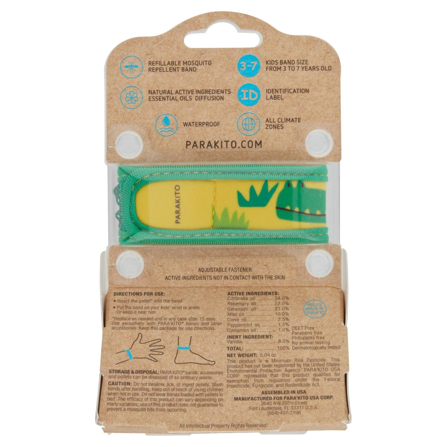Natural Mosquito Repellent Kid Wristband