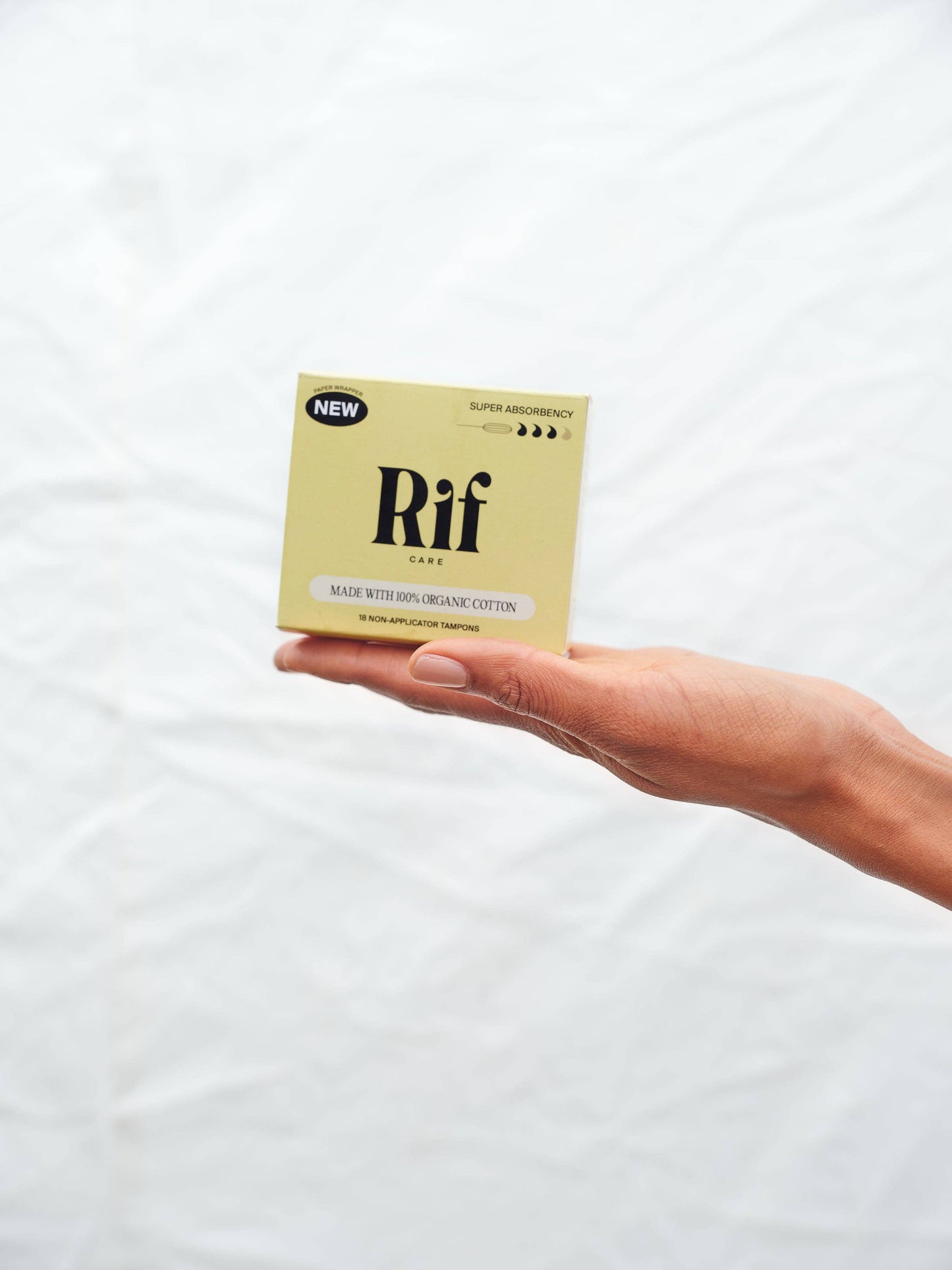 Rif Care - Super Absorbency Organic Non-Applicator Tampons (18 ct)