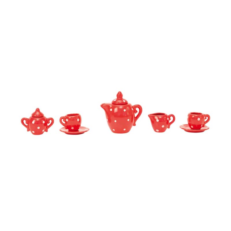 Speedy Monkey - Suitcase - Tea Party Ceramic Set The Big Family - Moulin Roty