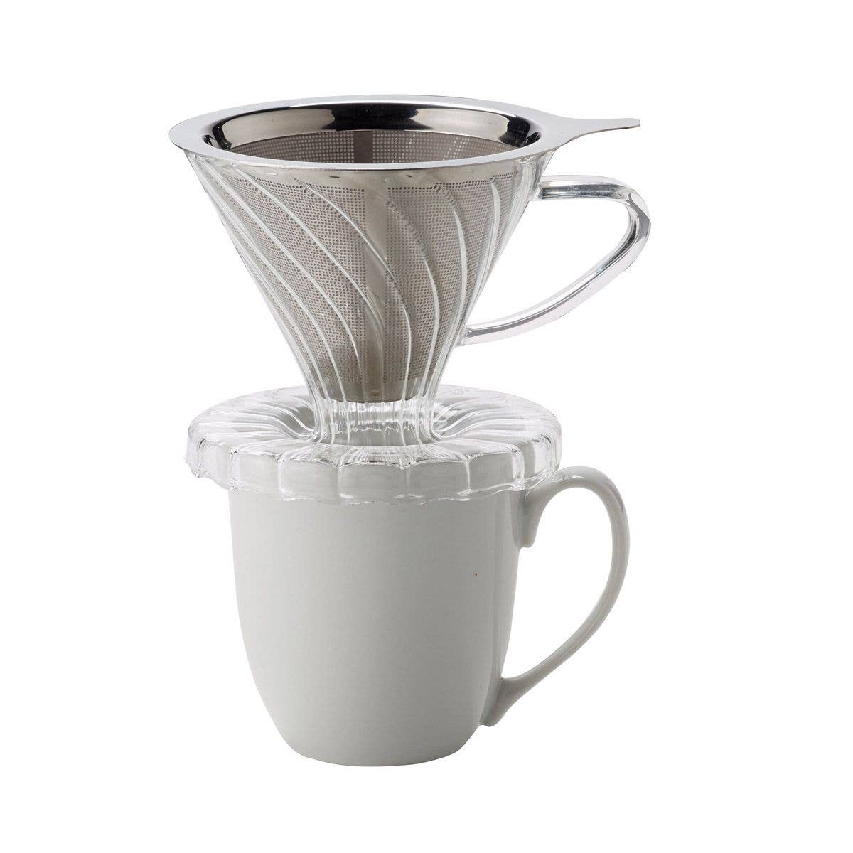 HIC - Harold Import Co. - Fino Pour Over Stainless Steel Coffee Filter