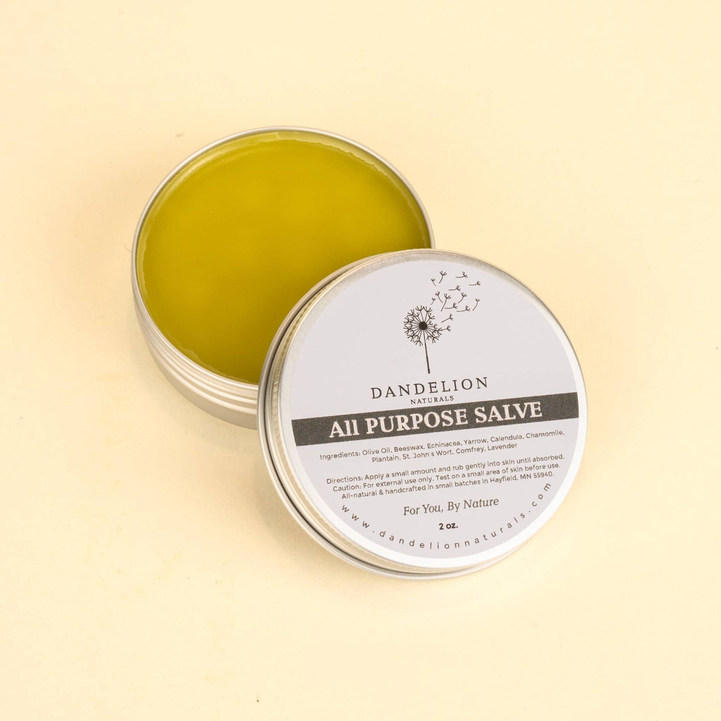 Dandelion Naturals - All Purpose Salve | Calendula + Comfrey + Chamomile + Yarrow