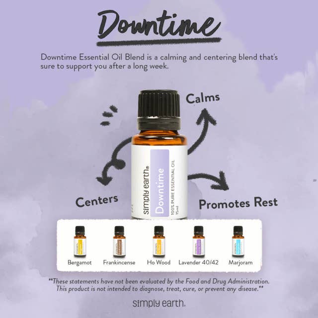 Simply Earth - Downtime Essential Oil Blend