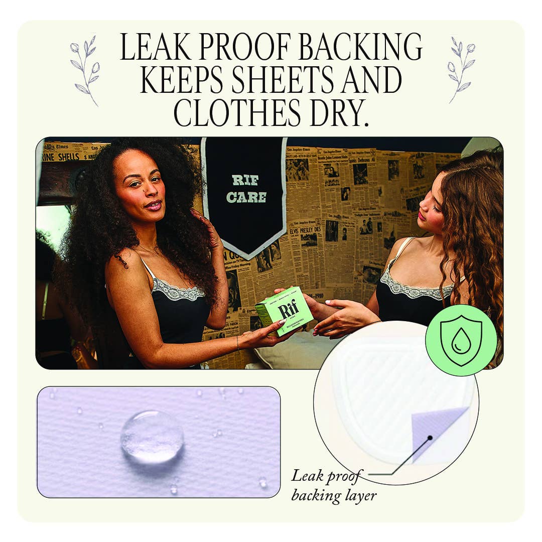 Rif Care - Regular (14 ct) Organic Biodegradable Hemp Fiber Pads