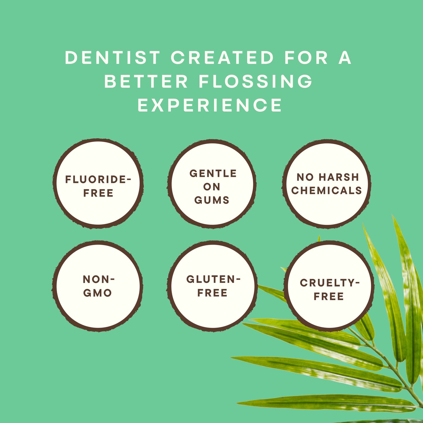 Dr. Ginger's | Coconut Powered Oral Care - Expanding Dental Floss | Coconut Oil | Gentle Deep Clean