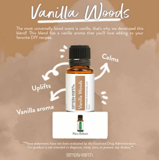 Simply Earth - Vanilla Woods Essential Oil Blend