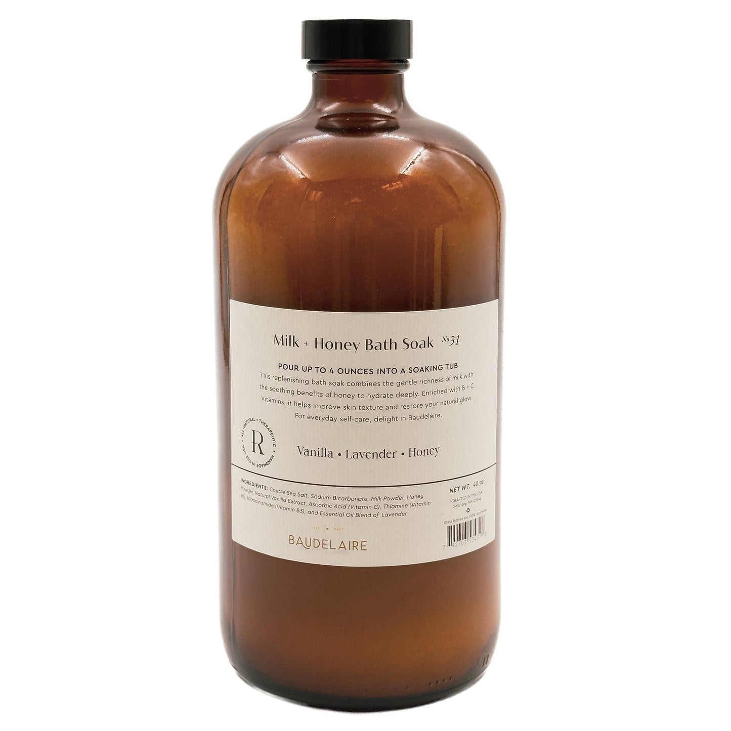 Baudelaire - REPLENISH – Milk + Honey Soak 40oz